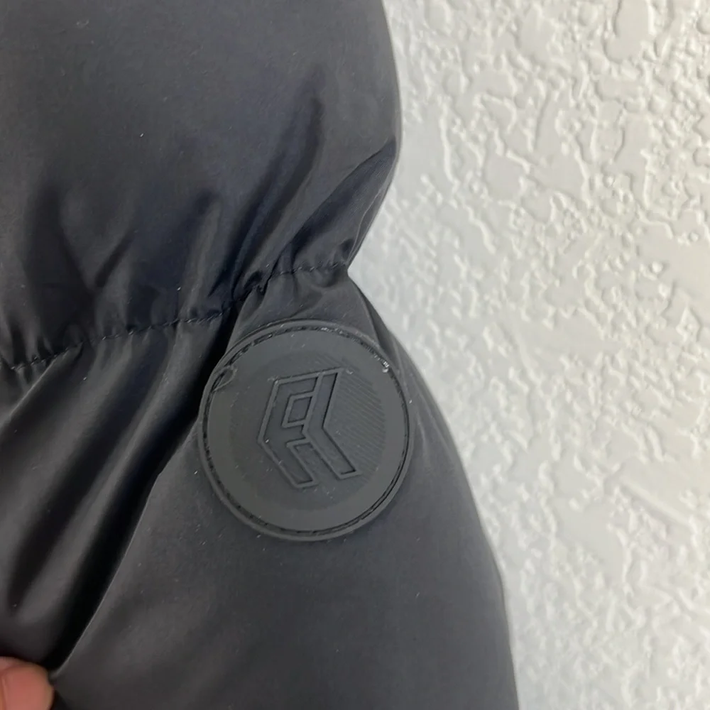 French Connection Row Fleece Puffer Coat - Picture 8 of 13